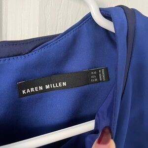 Karen Millen Royal Blue Bodycon Midi Dress